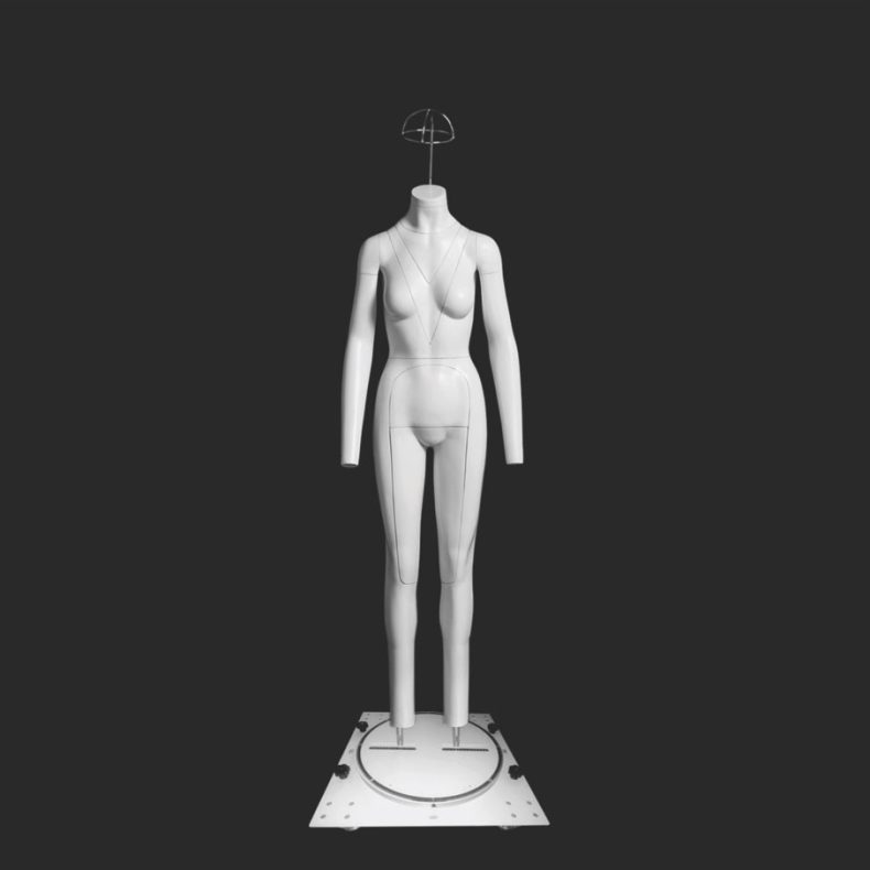 Maniquí invisible 360º - torso mujer
