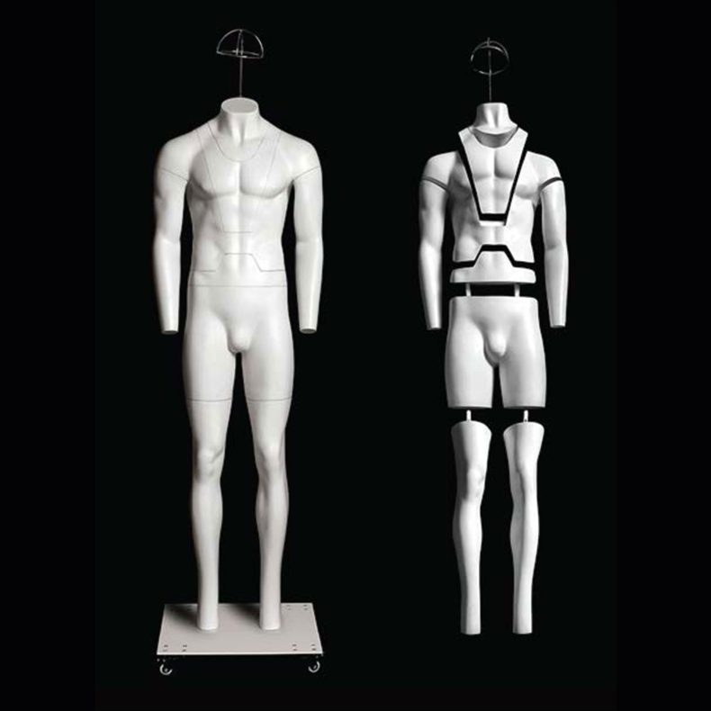 Maniquí invisible - torso hombre