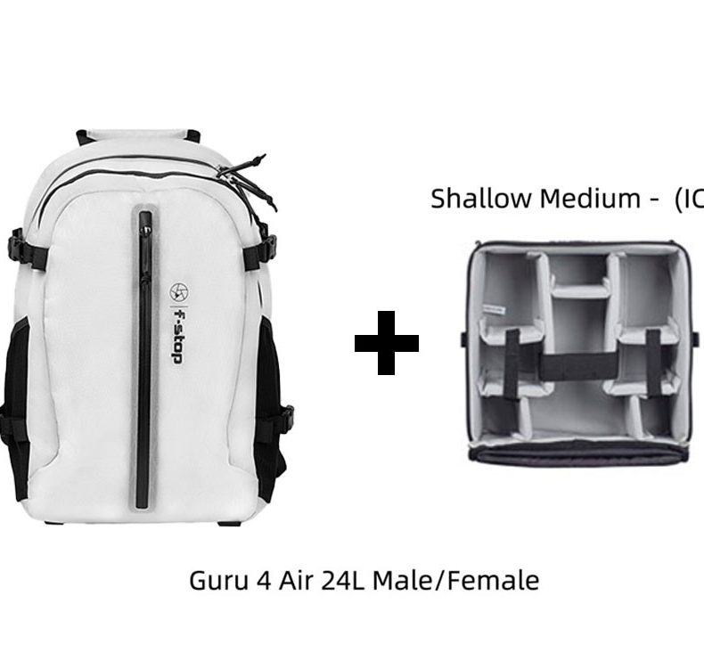 Guru AIR 24 litros - torso masculino color Arctic (blanco) - Air series - pack fstop